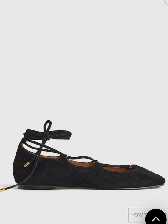 Madewell Shoes - NIB • Madewell Greta Lace Up Ballet Flats